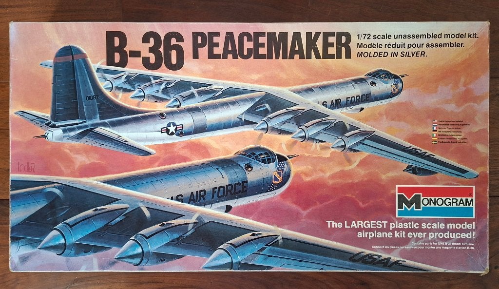 Monogram B-36 Peacemaker 1/72, Hobby & Loisirs créatifs, Autres marques, Comme neuf, Enlèvement, 1:72 à 1:144