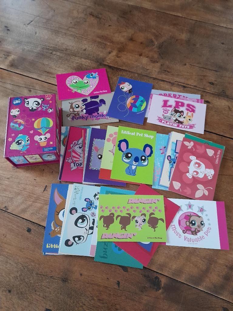 cartes à collectionner little petshop 52 pièces avec boîte, Collections, Enlèvement ou Envoi, Gravure