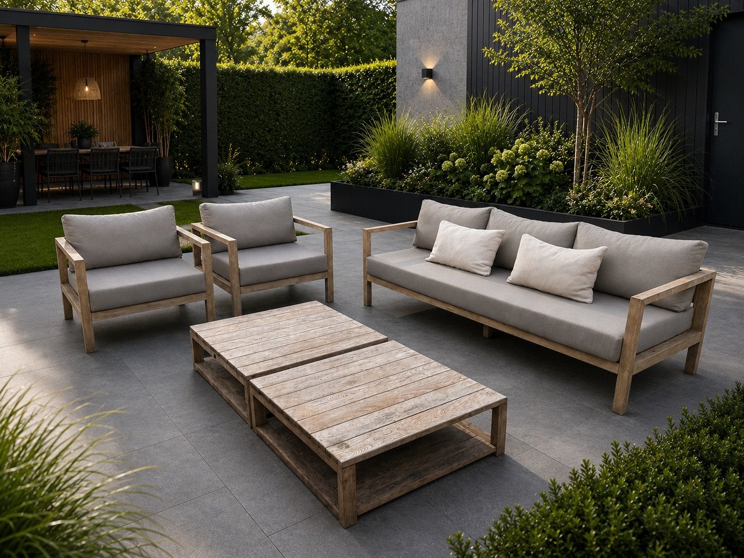 Royal Design Loungeset Tuinset, Tuin en Terras, Ophalen, Zo goed als nieuw, Bank, Loungeset