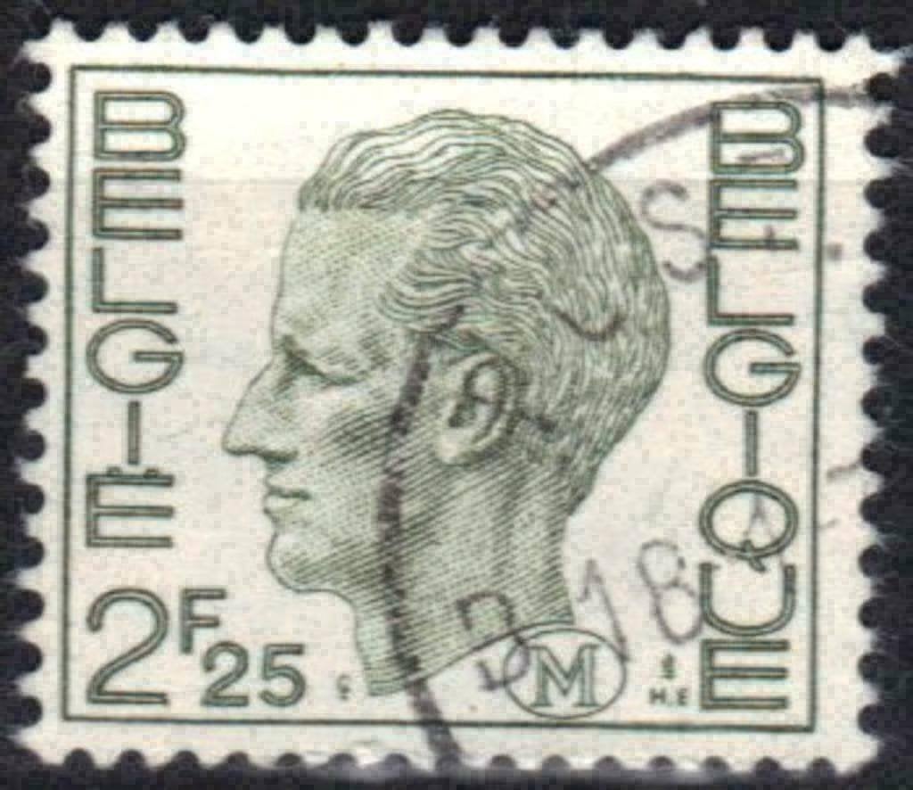 Belgique 1971-1972 - Yvert 1581A/OBP 1642 - Boudewijn (ST), Envoi, Affranchi, Oblitéré, Maison royale