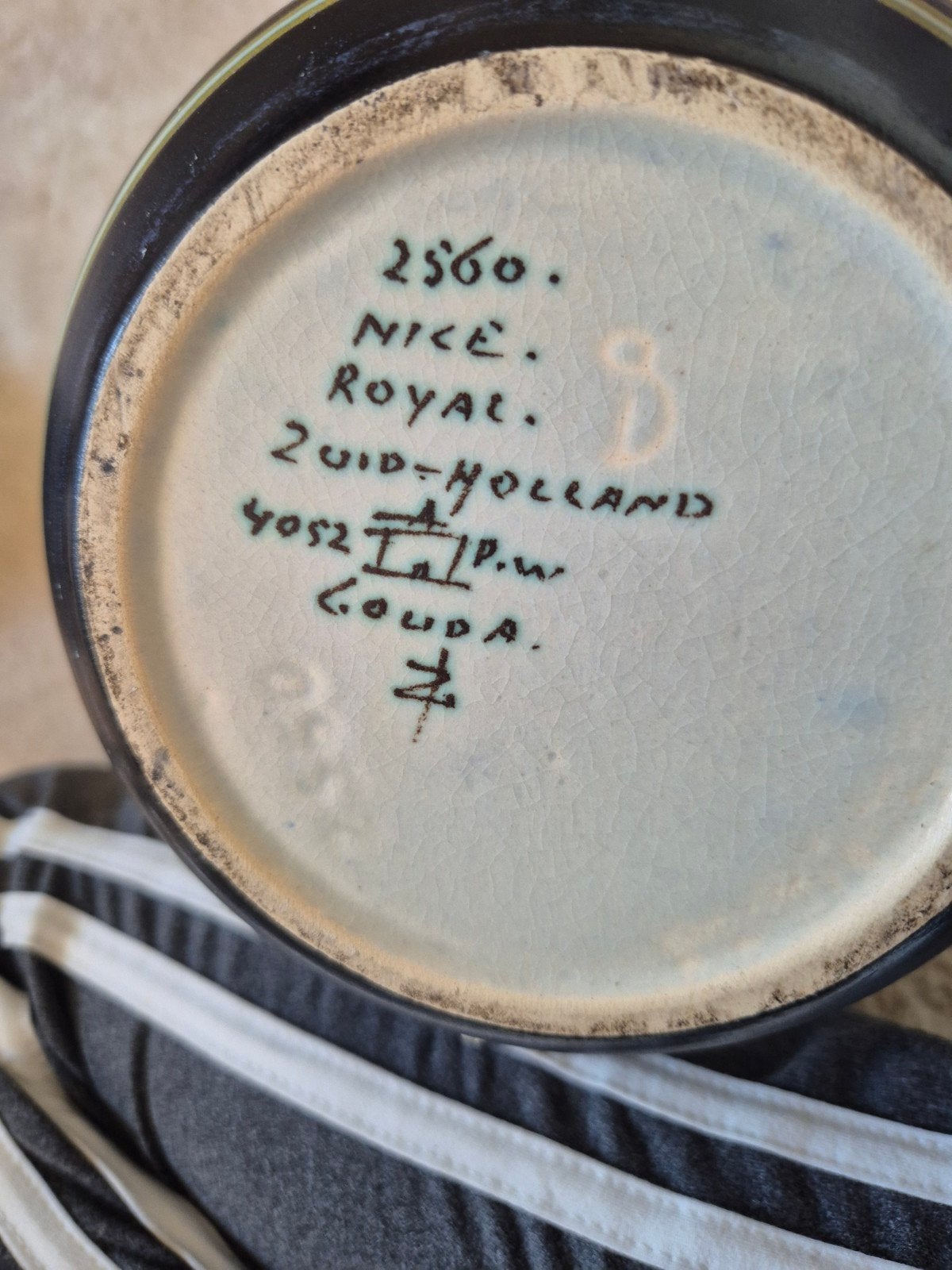 Art Deco Platelen Items – Grote Kan + Schaal (Plazuid) & Los, Ophalen of Verzenden