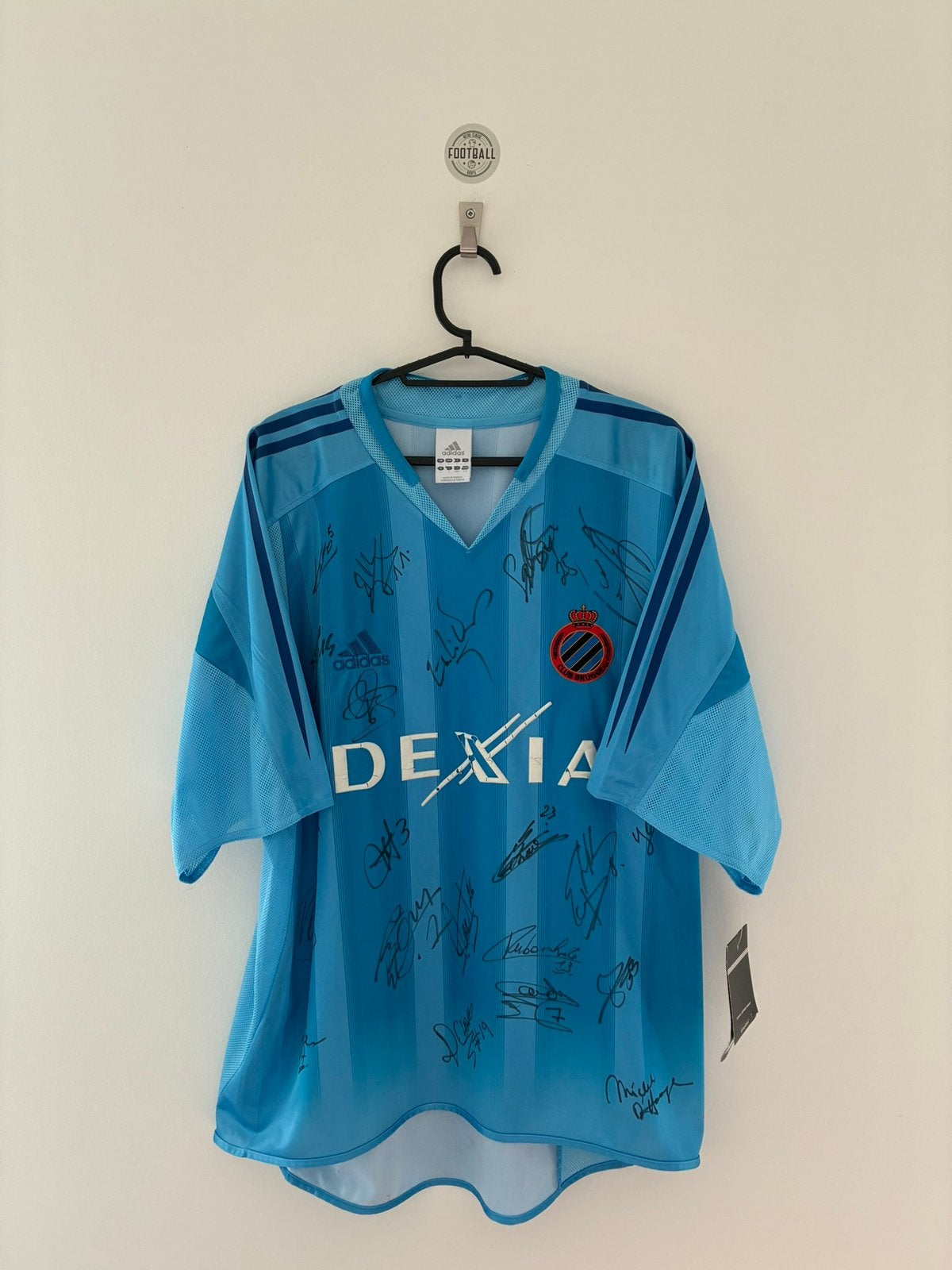 Voetbalshirt Club Brugge squad signed gesigneerd retro, Verzamelen, Ophalen of Verzenden, Zo goed als nieuw