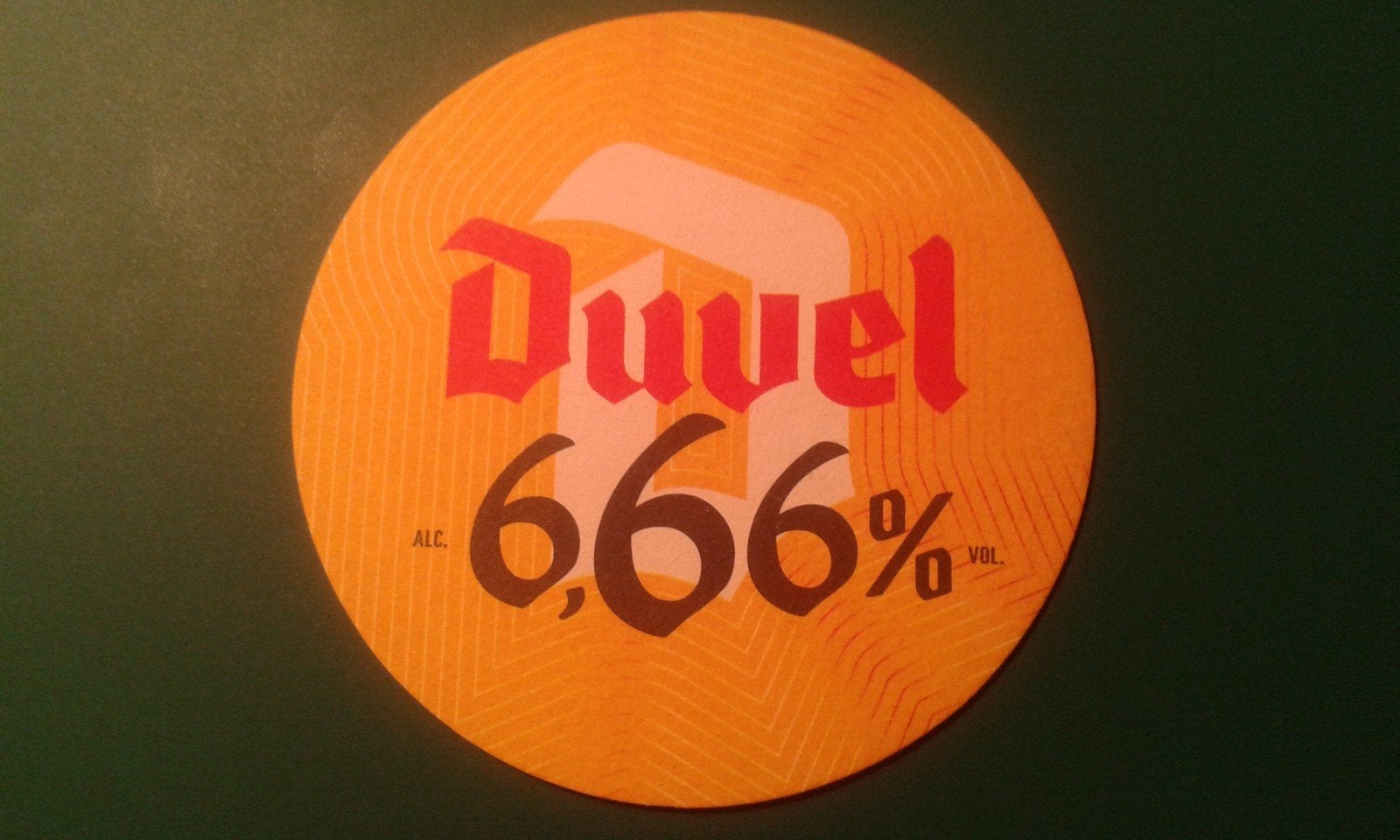 Tapis à bière DUVEL 6,66 %, Enlèvement ou Envoi, Neuf, Duvel