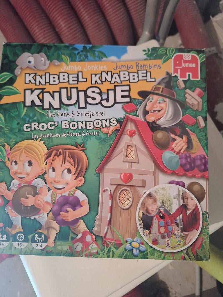 Knibbel knabbel knuisje gezelschapsspel, Hobby en Vrije tijd, Gezelschapsspellen | Bordspellen, Ophalen, Zo goed als nieuw