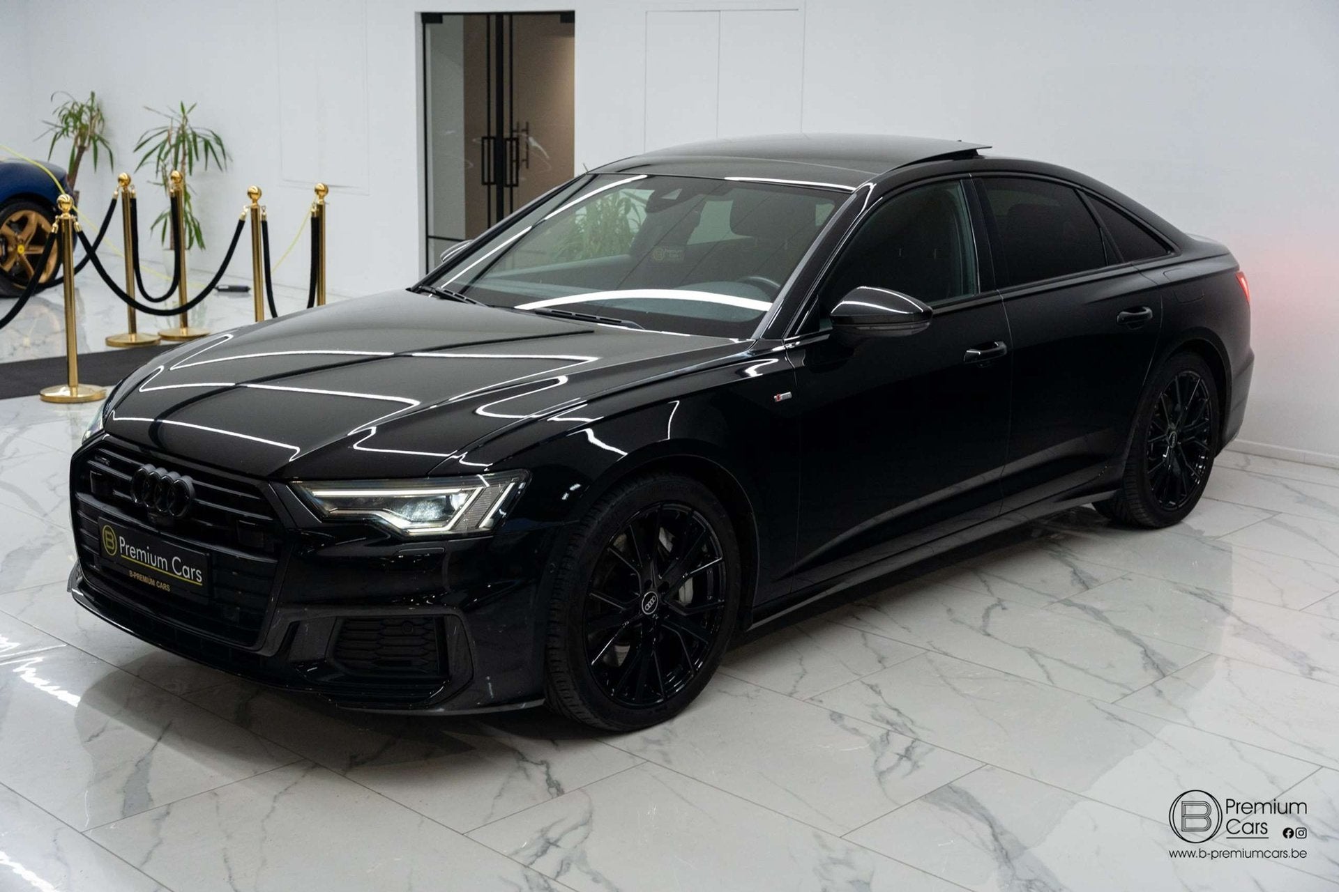 Audi A6 50 TFSI e quattro S tronic! 3x s-line, Full option, Auto's, Audi, Gebruikt, 4 cilinders, 1984 cc, Zwart