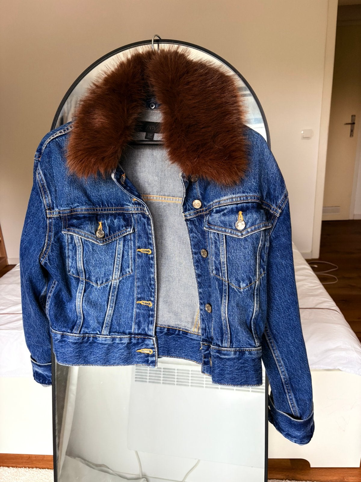 Zara jean jas, small size, Kleding | Dames, Ophalen of Verzenden, Zo goed als nieuw