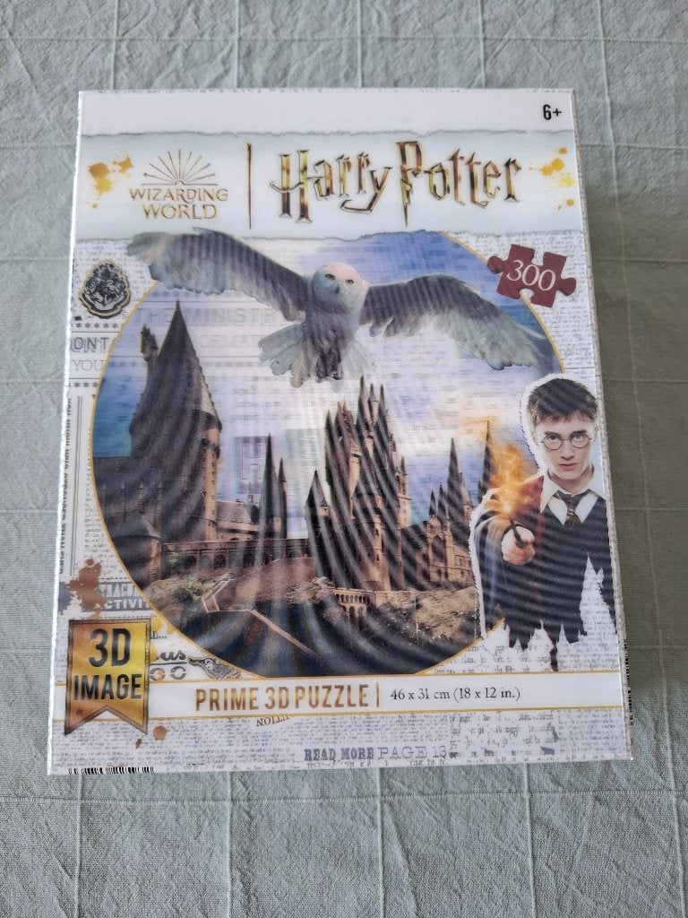 Harry Potter "Hogwarts & Hedwig" Prime 3D Puzzle 300 stuks, Collections, Enlèvement ou Envoi, Neuf, Jeu