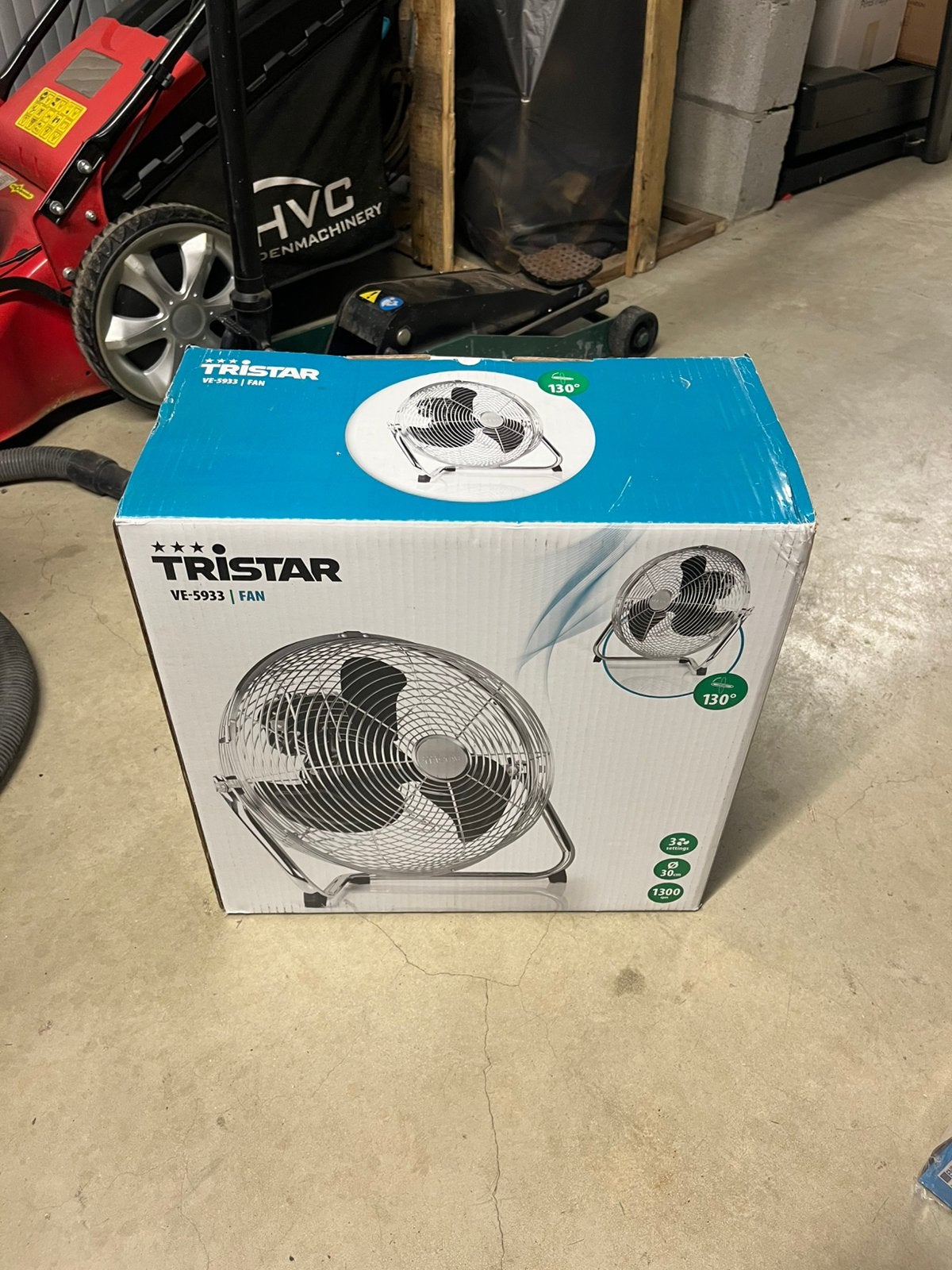 Tristar Metalen Vloerventilator / Windmachine – VE-5935 –80W, Ophalen, Zo goed als nieuw, Vloerventilator