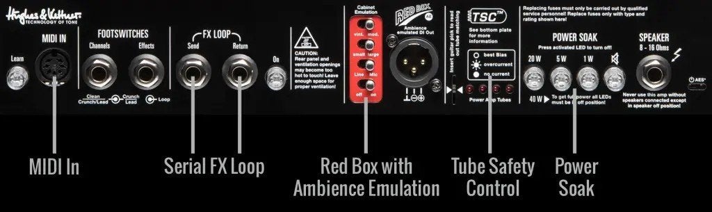 Ampli tout lampe Hugues & Ketner Deluxe 40w +  cab 2x12, Musique & Instruments, Enlèvement, Comme neuf, Guitare, Moins de 50 watts