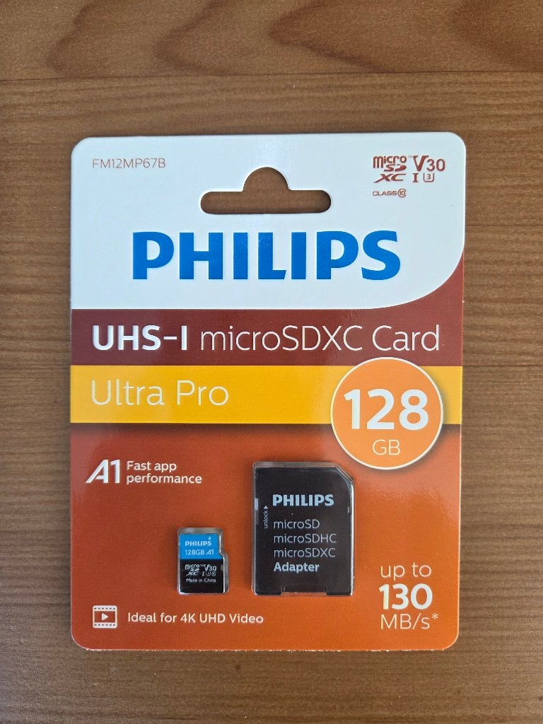 Philips microSD Ultra Pro 128 Go, Neuf, Philips, Enlèvement, 128 GB