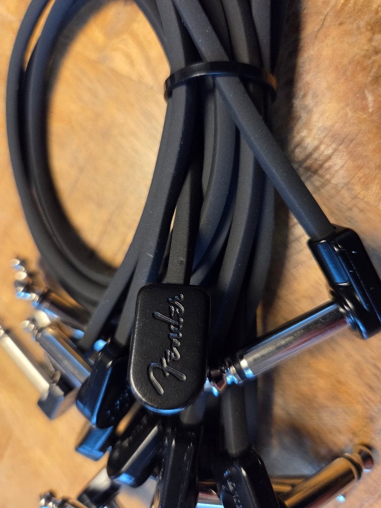 Fender! Blockchain, patch cable kit- 15 pcs!, Ophalen, Nieuw, Gitaar