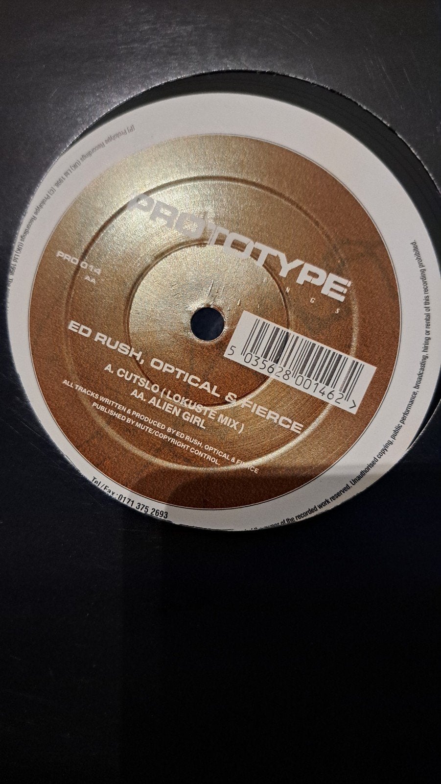Vinyl: Ed Rush, Optical & Fierce, Ophalen, Drum and bass, Gebruikt, 12 inch