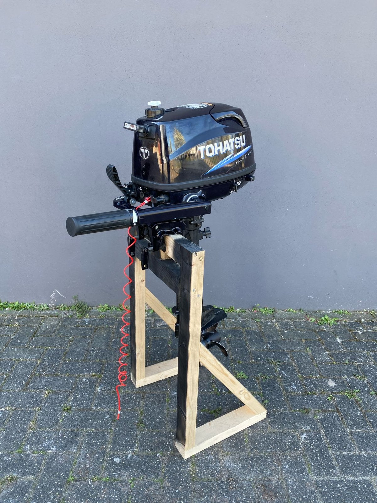 Tohatsu 4pk 4 takt kortstaart buitenboordmotor, Watersport en Boten, Buiten- en Binnenboordmotoren, Ophalen, Gebruikt, Minder dan 5 pk