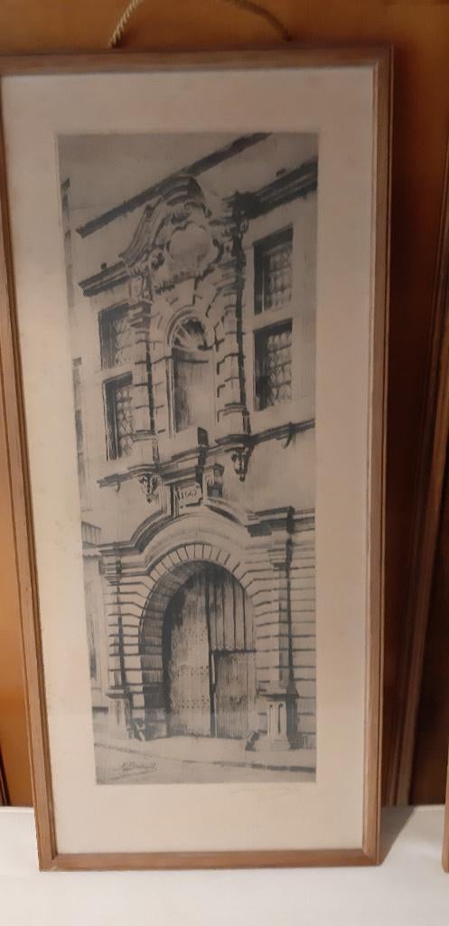 Deux tableaux de Henri Bodart, Enlèvement, Comme neuf