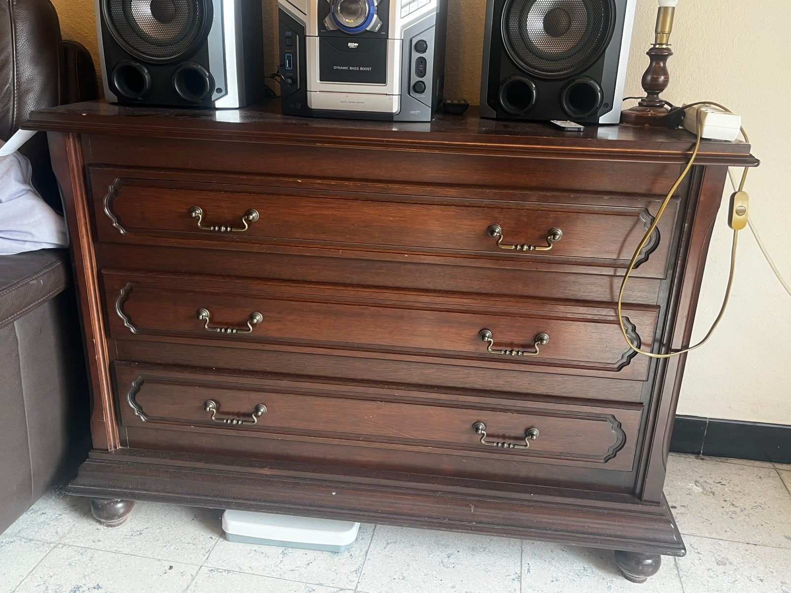 Vintage ladekast hout, Ophalen, Gebruikt