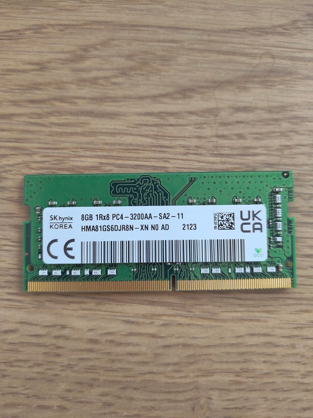 Barrette RAM SK Hynix DDR4 8GB 3200Mhz SODIMM, Informatique & Logiciels, Enlèvement ou Envoi, DDR4, 8 GB, Comme neuf