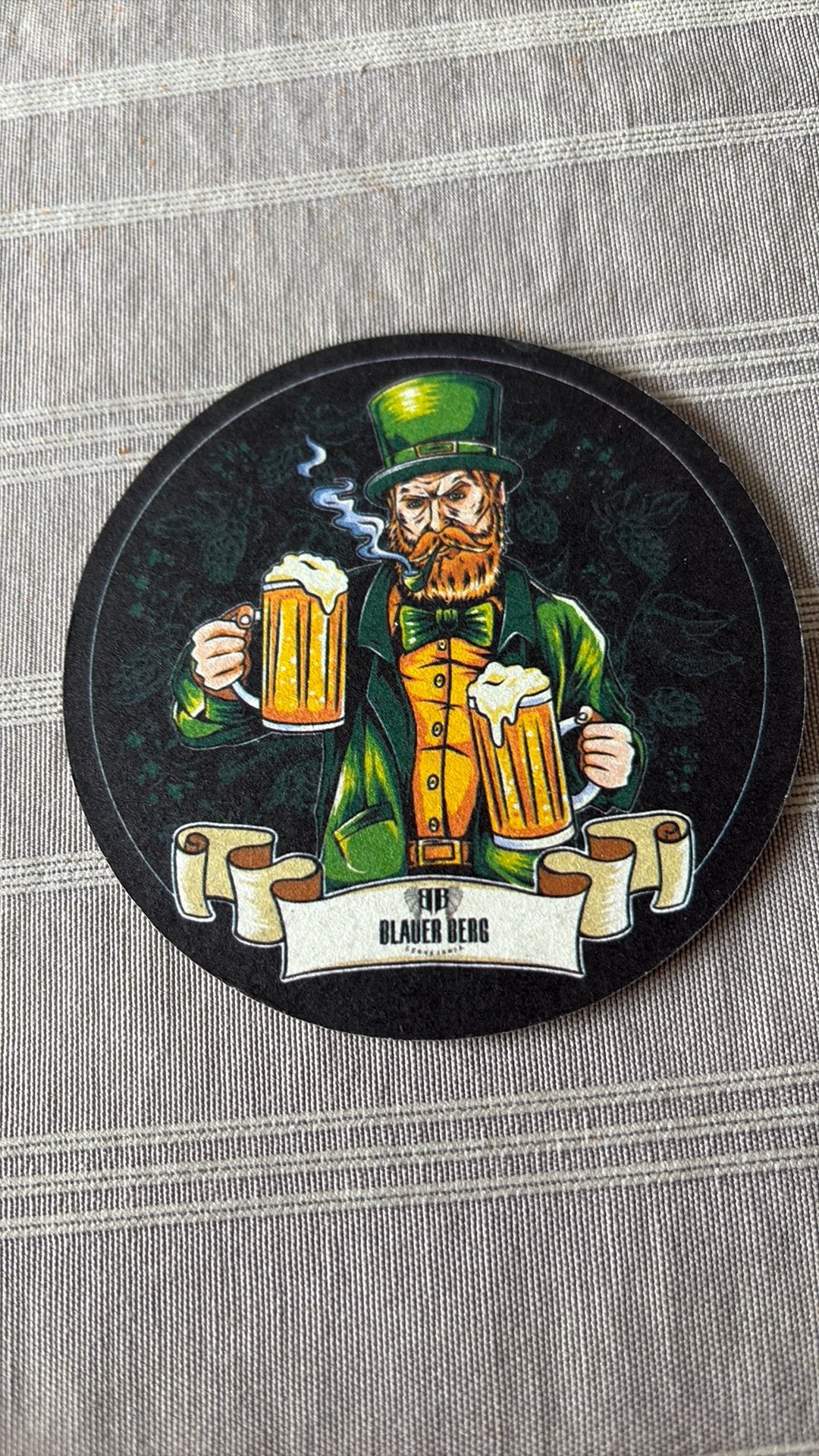Bière brésilienne Mat Blauer Berg, Enlèvement ou Envoi, Utilisé, Sous-bock