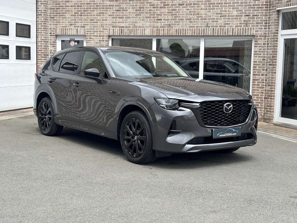 Mazda CX-60 2.5 PHEV AWD HOMURA / Trekhaak / 43000km, Autos, Mazda, Cuir, Argent ou Gris, Achat, Entreprise