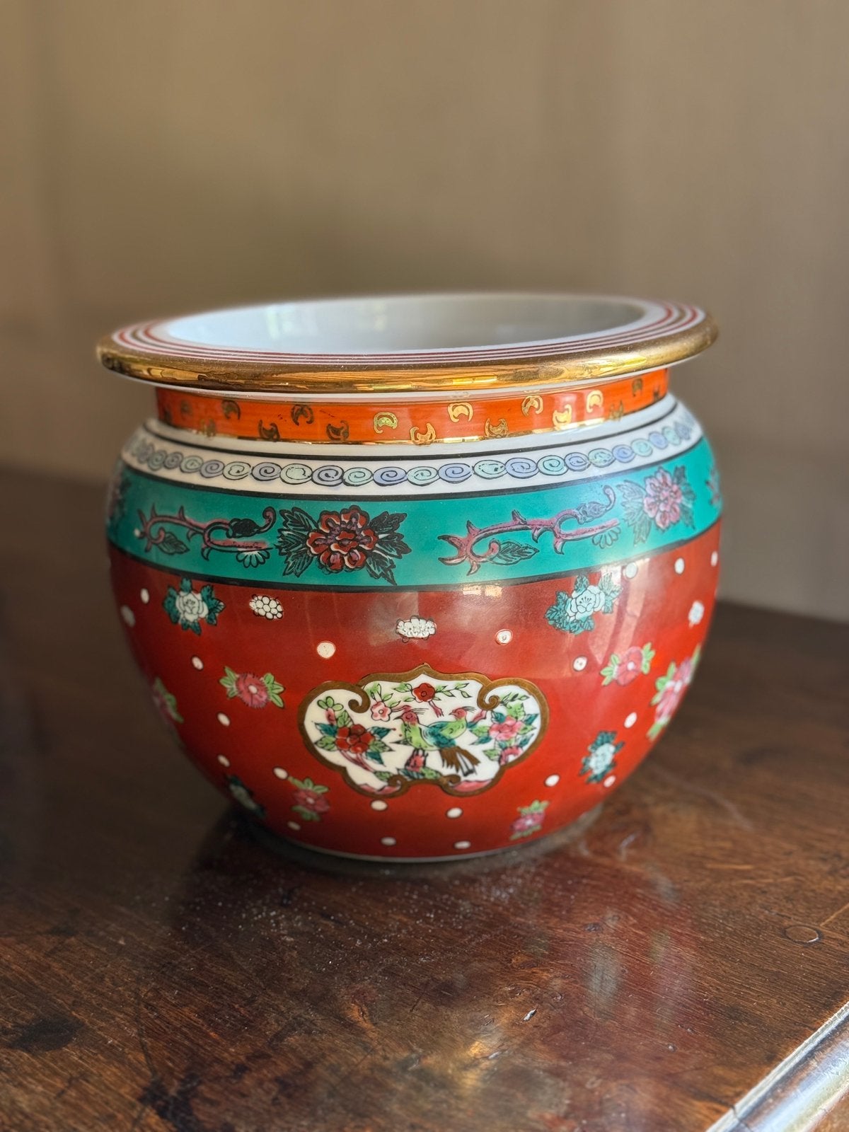 Decoratieve cache-pot chinees, Ophalen