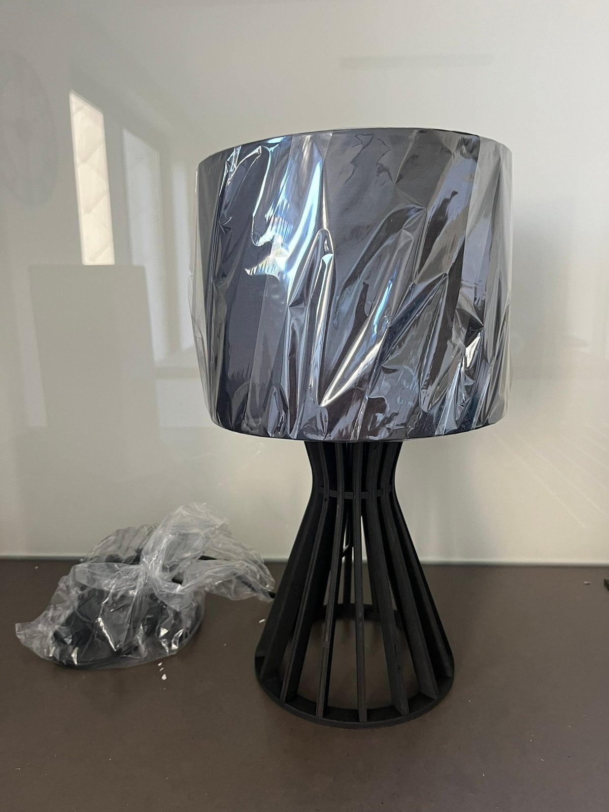 Tafellamp zwart Beliani - 37 cm, Ophalen of Verzenden, Nieuw