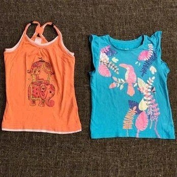 T-shirts (meisje) maat 110 - 116, Kinderen en Baby's, Ophalen, Meisje