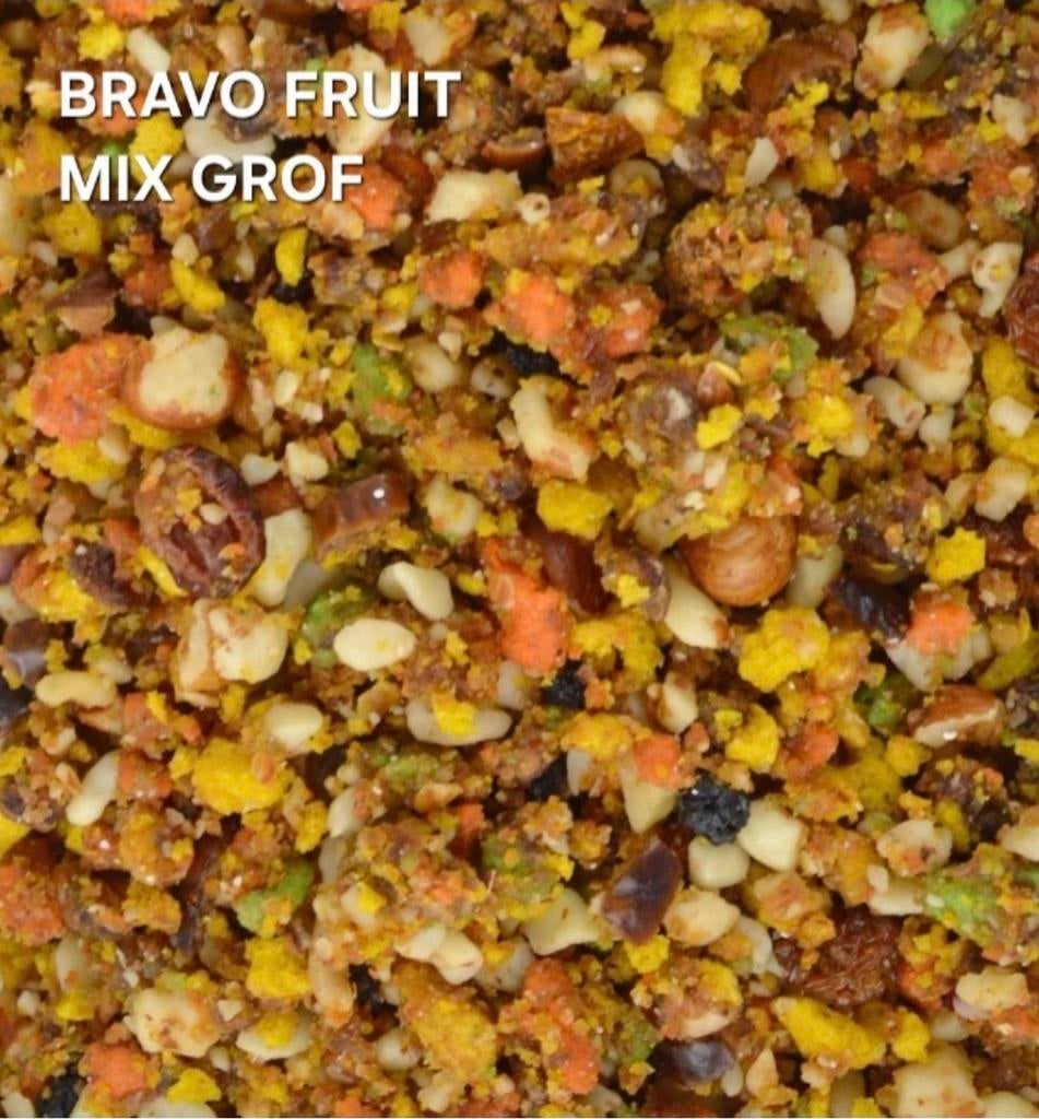 Bravo Fruit Mix Grof 1kg ( zelf verpakt ) Bird-X, Dieren en Toebehoren, Vogels | Toebehoren, Ophalen