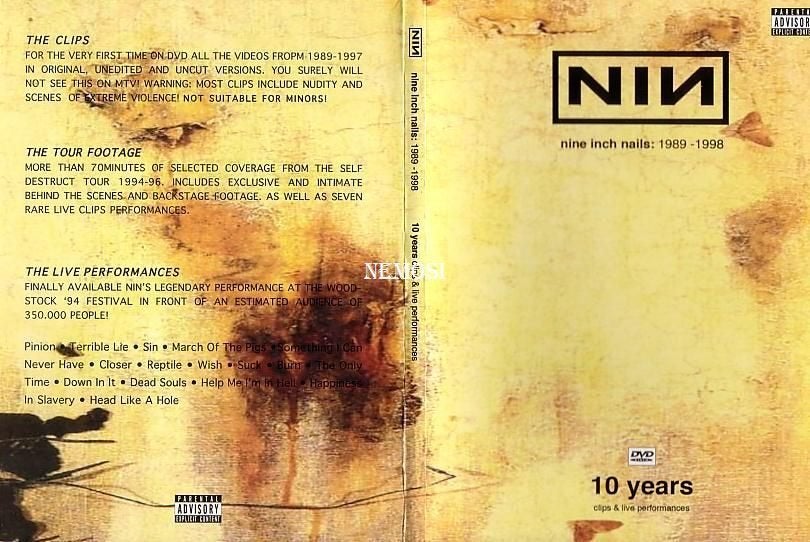 DVD - NINE INCH NAILS - 10 YEARS, Verzenden, Nieuw in verpakking, Concert