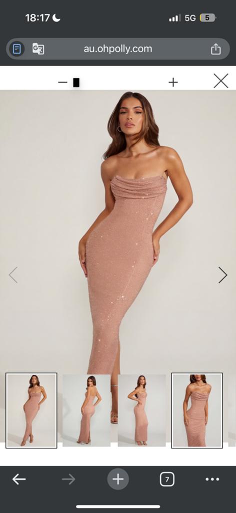 Robe de soirée OhPolly, Kleding | Dames, Jurken, Ophalen of Verzenden, Zo goed als nieuw