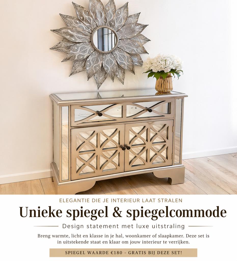 commode / sidetable geeft direct een luxe uitstraling, Enlèvement, Comme neuf