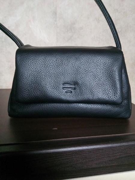 kleine zwarte handtas, crinkles, Handtassen en Accessoires, Ophalen of Verzenden, Zo goed als nieuw, Handtas