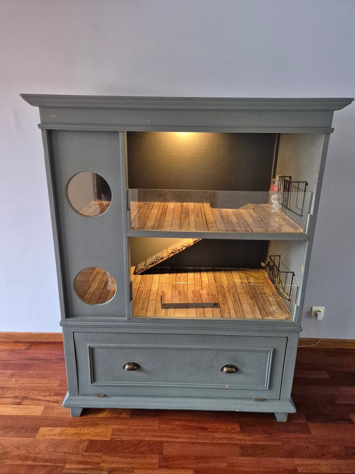 Armoire pour cobayes, Enlèvement