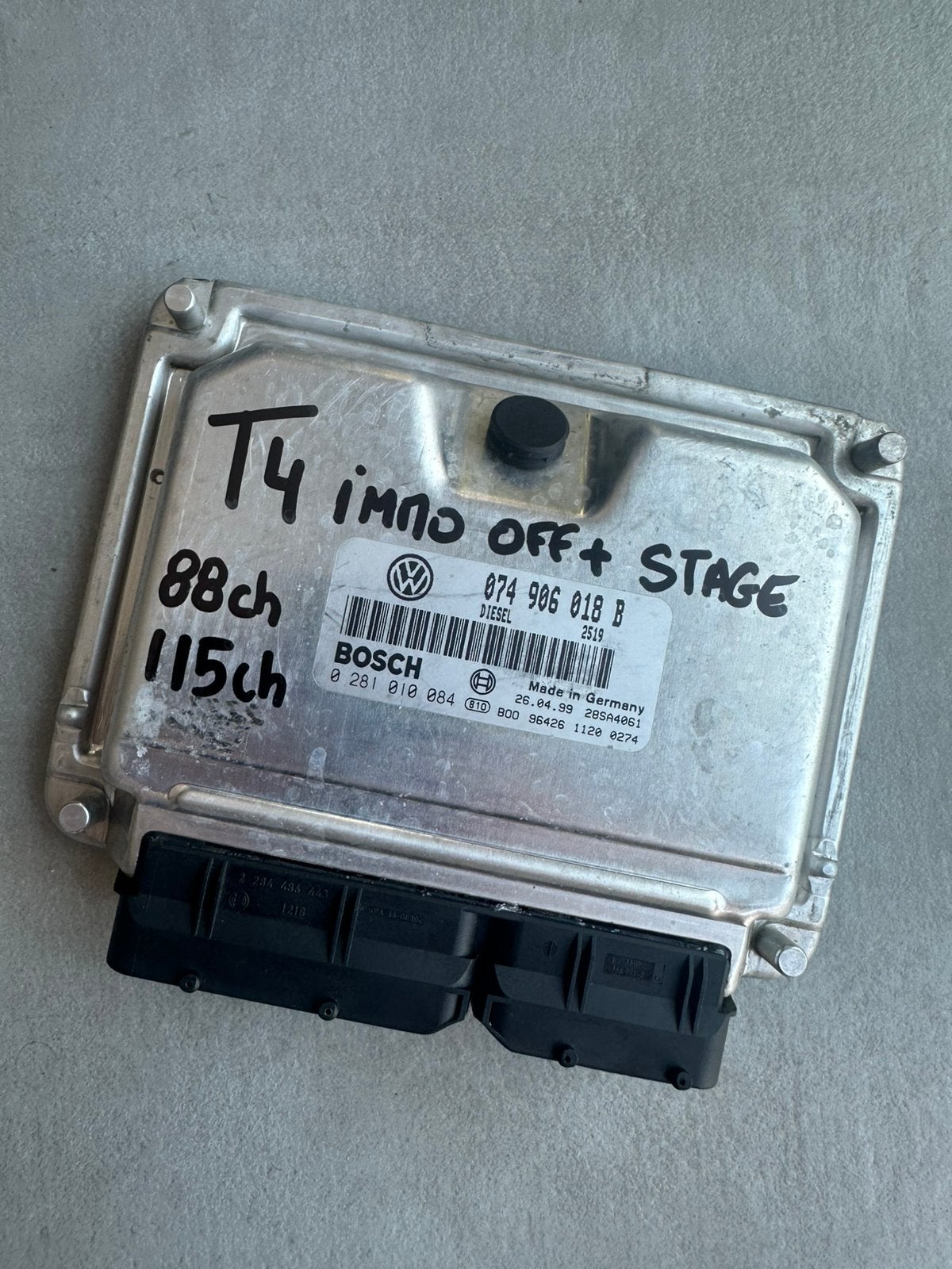Calculateur T4 88ch STAGE1 115ch + immo off pret a démarrer, Enlèvement ou Envoi