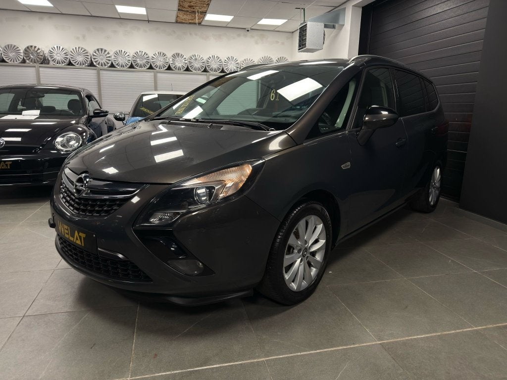 OPEL ZAFIRA TURBO 2015 BENZINE EURO 6 TOPSTAAT, Auto's, Bluetooth, 120 kW, Bedrijf, Zafira