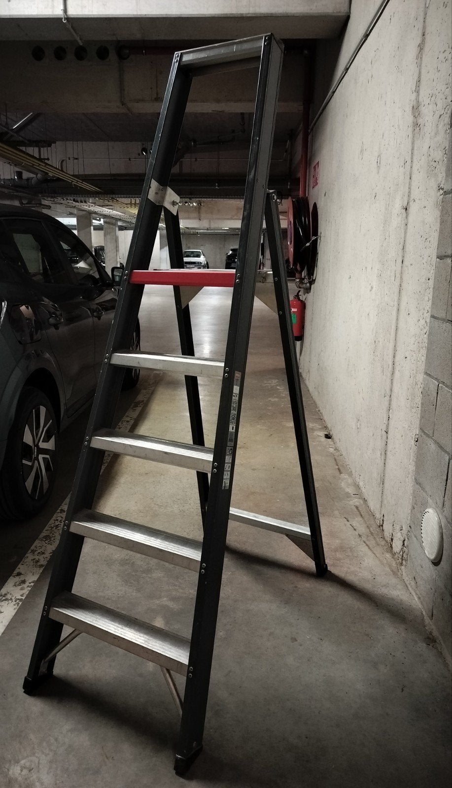 Altrex ladder, Ophalen, Ladder