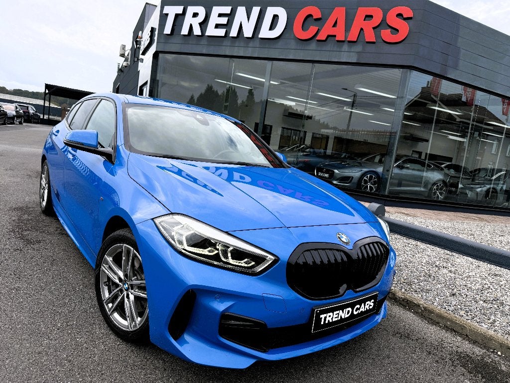 BMW 118i PACK M SPORT SHADOW LINE FEU LED CARPLAY LED AMB, Autos, Cuir, Ordinateur de bord, Achat, Euro 6