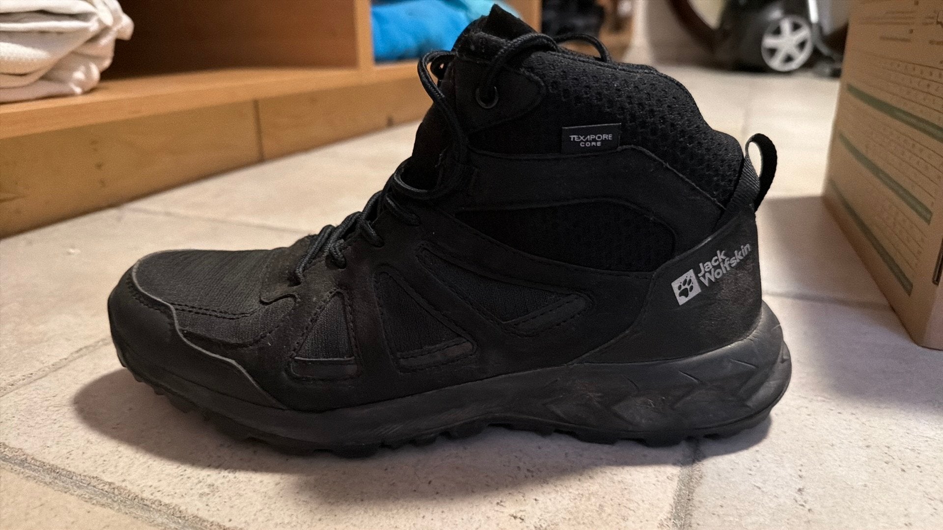 Wandelschoenen Jack wolfskin, Kleding | Heren, Schoenen, Zwart, Zo goed als nieuw, Wandelschoenen, Ophalen of Verzenden