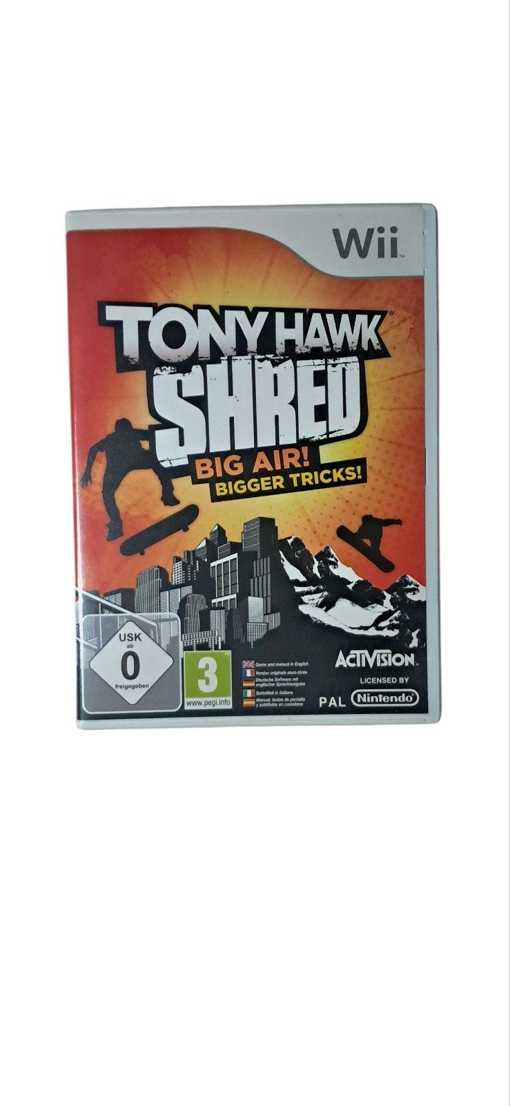 wii game:Tony Hawk Shred, Overige genres, Ophalen of Verzenden, Zo goed als nieuw, 3 spelers of meer