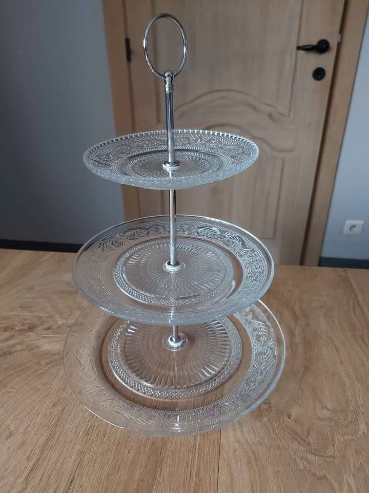Etagère glas, Huis en Inrichting, Ophalen, Zo goed als nieuw, Glas