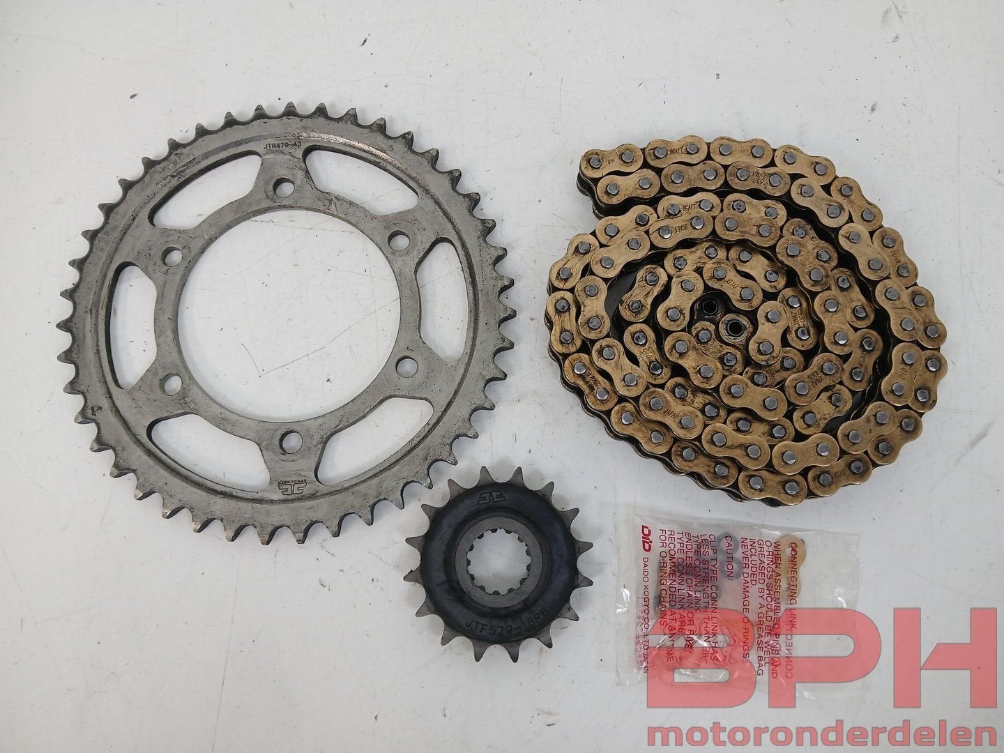 Kettingset Yamaha YZF R1 1998 - 2003 YZF-R1 ketting tandwiel, Gebruikt, -, -, Ophalen of Verzenden