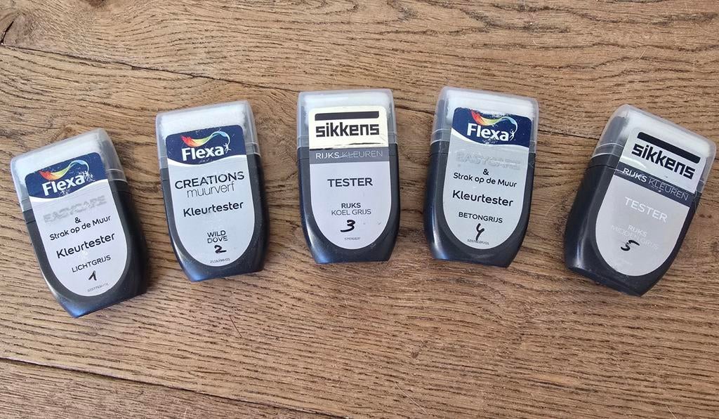 Pakket 5 x kleurtester, Ophalen of Verzenden