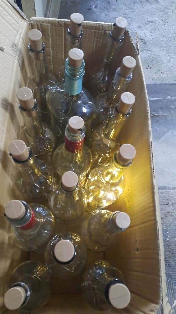 lot de 20 bouteilles lumineuses (mariage...), Enlèvement, Comme neuf, Article de fête