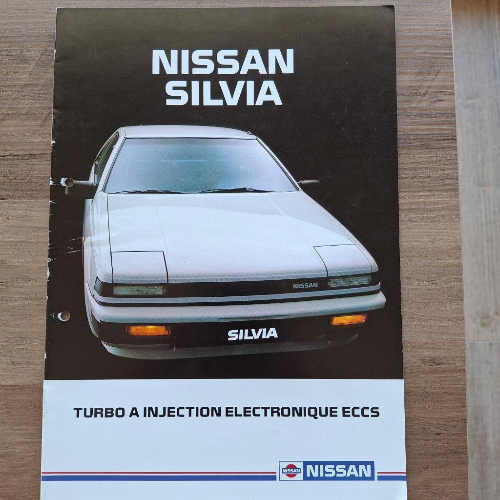 NISSAN SYLVIA  1986, Boeken, Auto's | Folders en Tijdschriften, Ophalen of Verzenden, Gelezen, Nissan