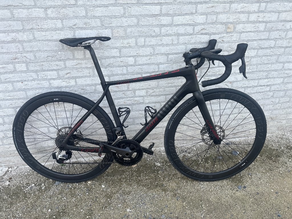 Carbon race fiets sram red, Fietsen en Brommers, Gebruikt, Meer dan 20 versnellingen, Schijfrem, 53 tot 57 cm
