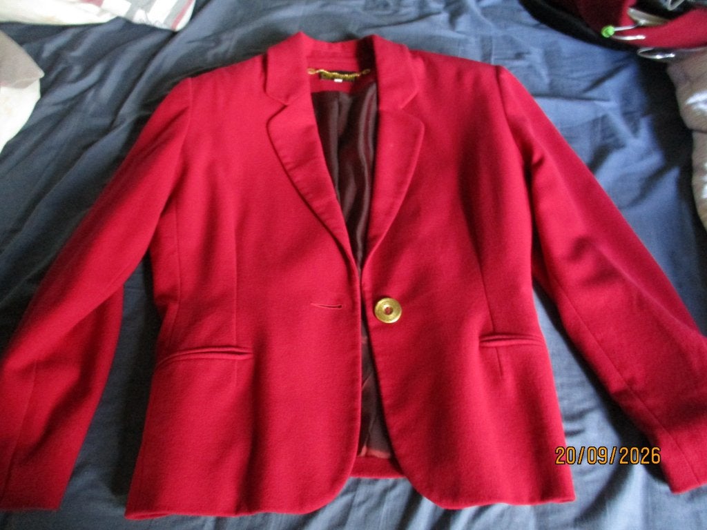 bordeaux cashmere  vest vh merk Caroline Biss, Kleding | Dames, Caroline Biss, Ophalen of Verzenden, Zo goed als nieuw, Maat 42/44 (L)
