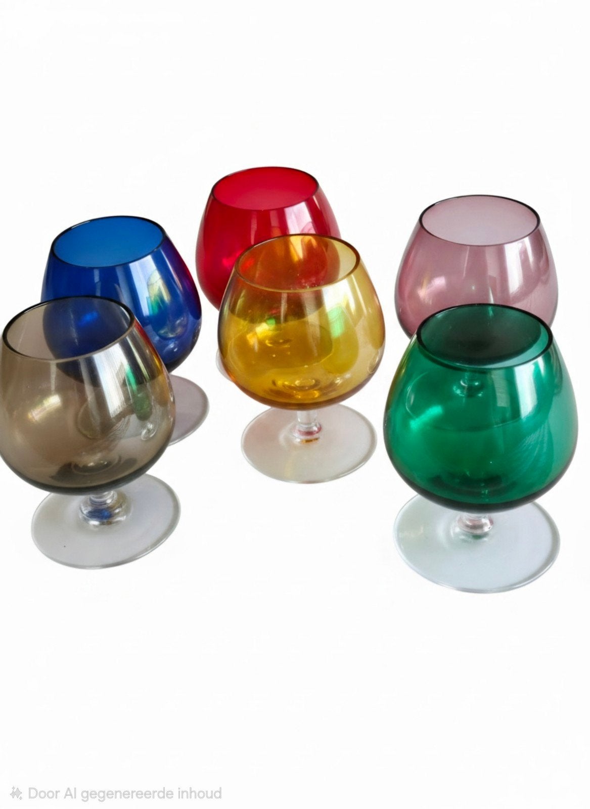 verres à cognac vintage soufflés à la main, Enlèvement