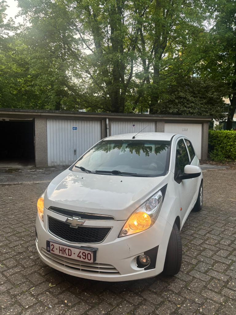 Chevrolet Spark, Euro 5, 50 kW, Wit, 5 deurs