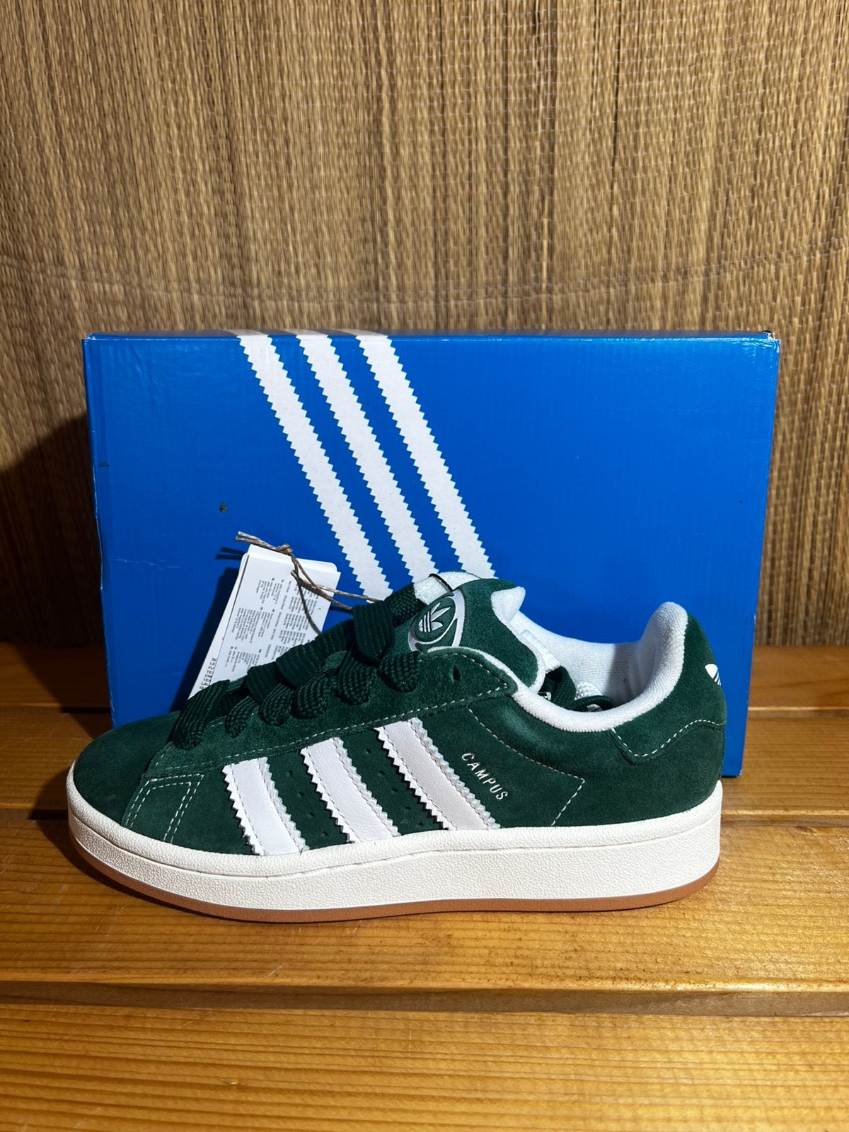 Adidas Campus 00s Dark Green Cloud White Sneakers, Neuf, Enlèvement ou Envoi, Autres couleurs, Baskets