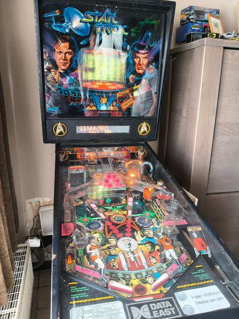 Flipperkast Star Trek, Data East 1991, Collections, Machines | Flipper (jeu), Flipper (jeu), Data East, Enlèvement, Utilisé