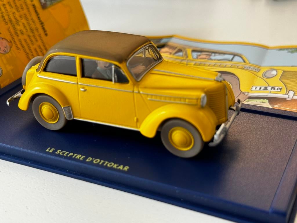 Kuifje auto 1:43 de opel olympia uit scepter van Ottokar, Enlèvement ou Envoi, Tintin, Comme neuf