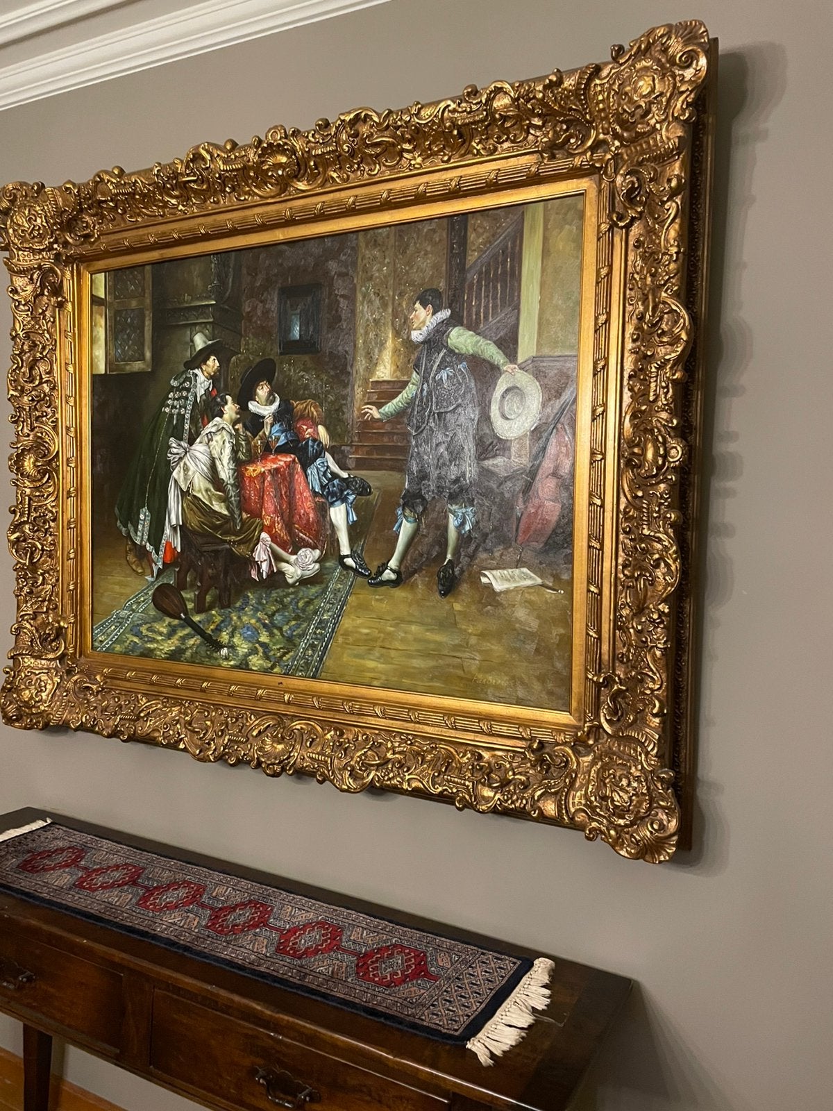 Schilderij van Herbrandts, Ophalen